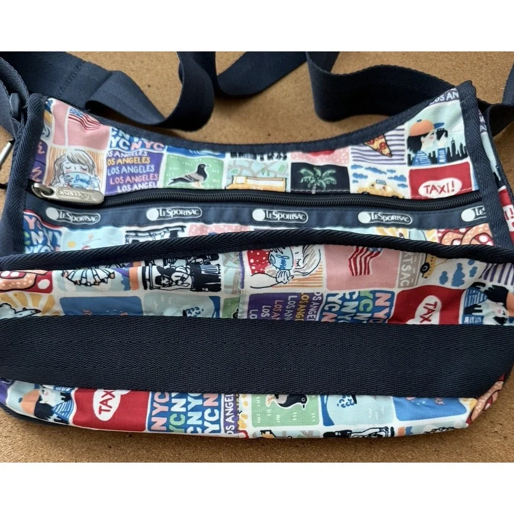 LeSportsac Exclusive‎ Classic Hobo Crossbody NY to LA Pop Art + Pouch